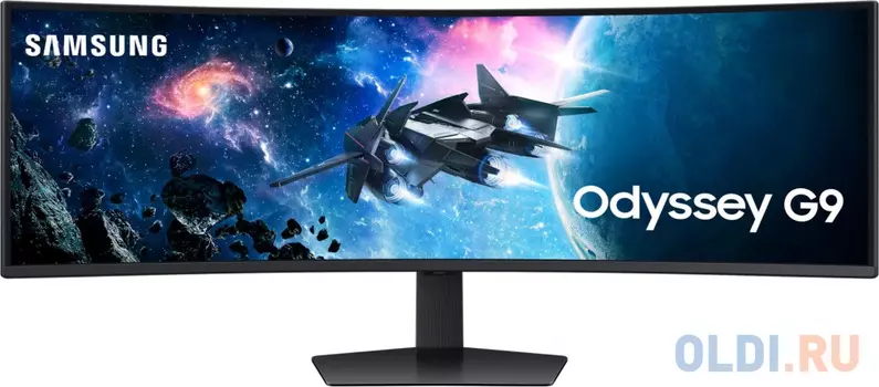Монитор Samsung 49" Odyssey G9 S49CG954EIXCI черный VA LED 32:9 HDMI матовая HAS Piv 450cd 178гр/178гр 5120x1440 240Hz FreeSync Premium Pro DP DQ