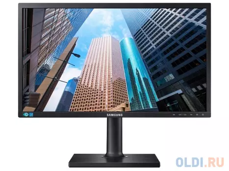 Монитор 24" Samsung S24E650DW Black PLS, 1920x1200, 4ms, 250 cd/m2, 1000:1 (Mega DCR), D-Sub, DVI, DP, HAS, Pivot, vesa