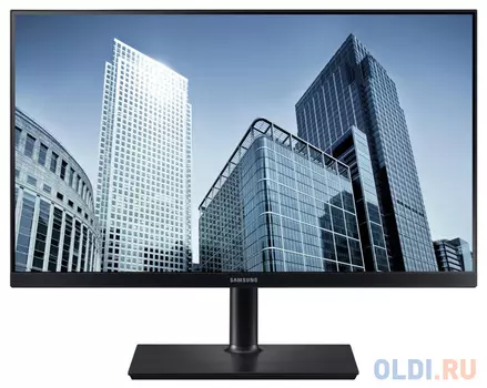 Монитор 23.8" Samsung S24H850QFI PLS,2560x1440, 4ms, 250 cd/m2, 1000:1 (Mega DCR), HDMI, DP, USBhub, HAS, Pivot, Headph.Out, vesa