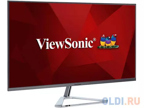 Монитор 32" ViewSonic VX3276-4K-MHD Silver, VA, 3840x2160, 3 ms, 300 cd/m2, 1000:1 (DCR 20M:1),HDMI*2, DP, miniDP, 2Wx2, Headph.Out