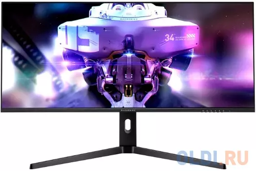 Монитор жидкокристаллический Machenike MK34QG165SC2RU 34'' [21:9] 3440x1440(UWQHD) IPS, nonGLARE, Нет, 144 Гц, 300cd/m2, H178°/V178°, 1000:1