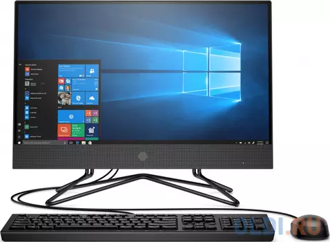 Моноблок 21.5" HP 200 G4 1920 x 1080 Intel Pentium-J5040 8Gb 256 Gb Intel UHD Graphics 620 Windows 10 Professional серебристый 9US87EA 9US87EA