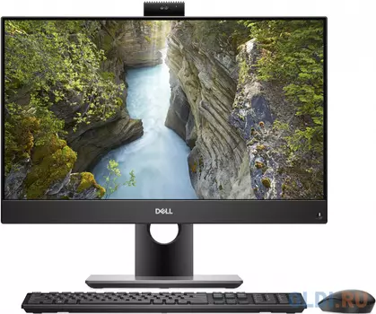 Моноблок Dell Optiplex 7480 23.8" Full HD i7 10700 (2.9)/16Gb/1Tb 7.2k/SSD256Gb/GTX1650 4Gb/Windows 10 Professional 64/GbitEth/WiFi/BT/клавиатура/мышь/черный 1920x1080