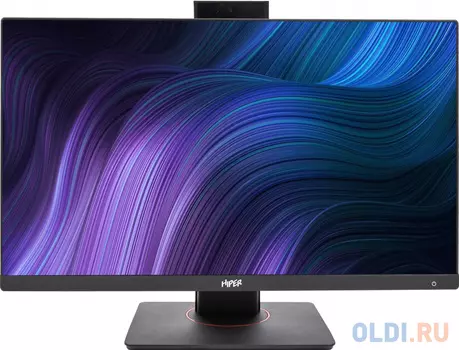 Моноблок Hiper V6 23.8" Full HD i5 11400 (2.6) 16Gb SSD1Tb UHDG 730 CR Windows 10 Professional GbitEth WiFi BT 120W клавиатура мышь Cam черный 19