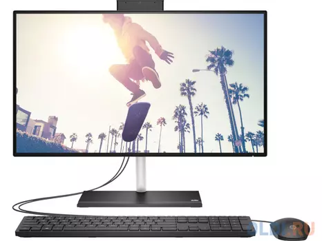 Моноблок HP All in One CPU Core i5 i5-1235U Частота процессора 4400 МГц 23.8" 1920x1080 Cенсорный экран нет/8Гб DDR4 3200 МГц/512Гб ENG/RUS/DOS J