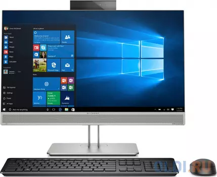 Моноблок HP EliteOne 800 G5 23.8" Full HD i5 9500 (3)/8Gb/SSD256Gb/UHDG 630/DVDRW/Windows 10 Professional 64/GbitEth/WiFi/BT/180W/клавиатура/мышь/Cam/серебристый 1920x1080