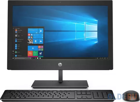 Моноблок HP ProOne 400 G5 20" i5 9500T (2.2)/8Gb/SSD256Gb/UHDG 610/DVDRW/CR/Windows 10 Professional 64/GbitEth/WiFi/BT/90W/клавиатура/мышь/Cam/черный 1600x900