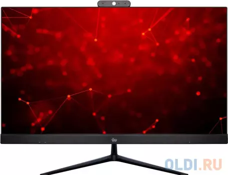 Моноблок IRU Агат 313 23.8" Full HD i3 10100 (3.6) 8Gb SSD512Gb UHDG 630 Free DOS GbitEth WiFi BT 120W клавиатура мышь Cam черный 1920x1080 (RUS)