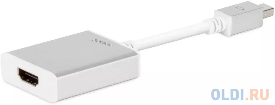 Moshi адаптер Mini DisplayPort to HDMI. Поддержка 4К. Цвет серебряный.