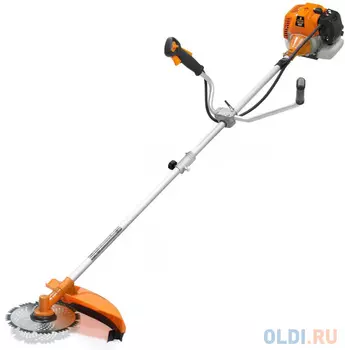 Мотокоса CARVER GBC-033M 1.5лс 2х-тактный 33см3 0.85л нож 230мм леска2.4мм