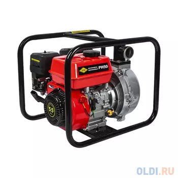 Мотопомпа бензиновая высоконапорная DDE PH50 (вых 50 мм,6,5лc,52м.,33 м куб/час,3,6л,35кг)