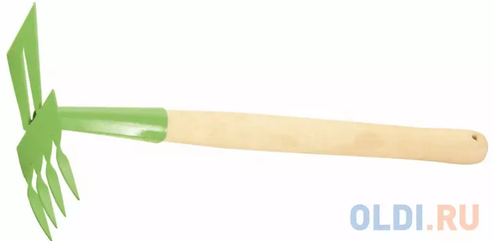 Мотыжка комбинированная,4 витых зуба+трапеция,с черенком Россия// Сибртех
