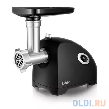 Мясорубка BBK MG1504, 250Вт, набор насадок, черный/серебристый