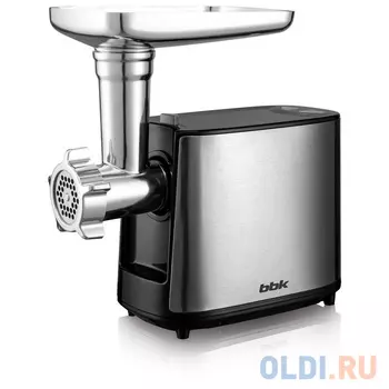 Мясорубка BBK MG1801, 250Вт, набор насадок, металлик