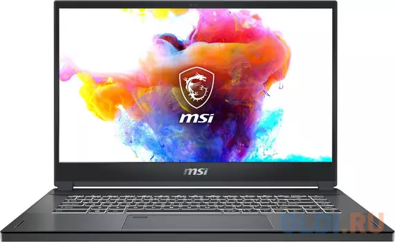MSI Creator 15 A10UH-427RU 15.6"(3840x2160 IPS (матовый))/Intel Core i7 10870H(2.2Ghz)/32768Mb/2048PCISSDGb/noDVD/Ext:nVidia GeForce RTX3080 Max-Q(16384Mb)/Cam/BT/WiFi/war 2y/1.86kg/Carbon Grey/W10
