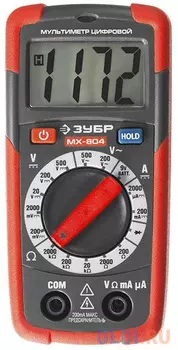 Мультиметр ЗУБР 59804 мастер мх-804 цифровой