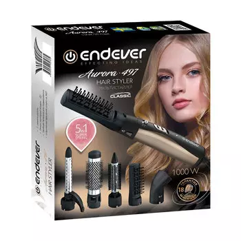 Мультистайлер для волос Endever Aurora-497 1000 Вт