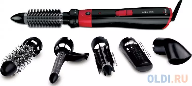 Мультистайлер GA.MA TURBO ION - CX 1200Вт красный чёрный GH0102