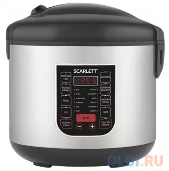 Мультиварка Scarlett SC-MC410S27 серебристый/черный