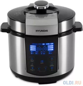 Мультиварка-скороварка Hyundai HYMC-1618 1000 Вт 5 л серебристый/черный