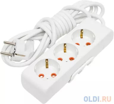 Mutlusan electric удлинитель RI-TECH 3 гнезда с заземлением со шторками 3x1,0мм 3м 001 175 310002 03 00