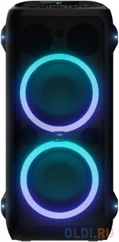 Музыкальная система VIPE NITROX5. 80 Вт. Bluetooth 5.0. 3 режима LED подсветки. 7 цветов. 12 часов без подзарядки. Дисплей. IPX4. FM радио. AUX. USB: