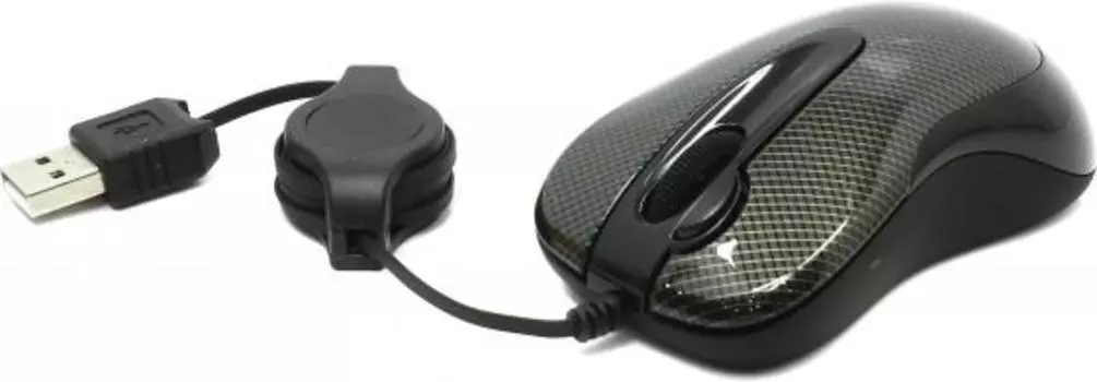 Мышь A4-Tech N-60F-2 USB (CARBON)