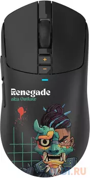 Мышь A4Tech Bloody R72 Ultra Duo черный/рисунок оптическая 20000dpi беспров. USB/USB-C 6but (R72 ULTRA DUO RENEGADEMIDNIGHT)