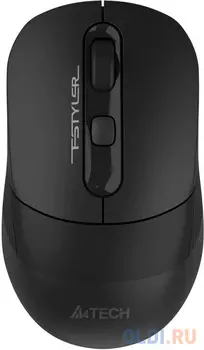 Мышь A4Tech Fstyler FB10CS черный оптическая (2000dpi) silent беспроводная BT/Radio USB (4but)