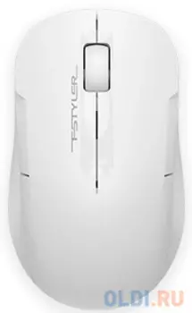Мышь A4Tech Fstyler FG15CS Air2 белый оптическая 1200dpi silent беспров. USB для ноутбука 3but