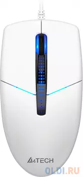 Мышь A4Tech N-530 белый оптическая (1200dpi) USB (2but)