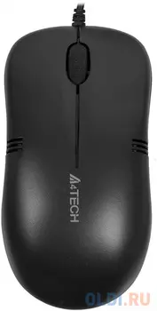 Мышь A4Tech OP-560NUS черный оптическая (1200dpi) silent USB (2but)
