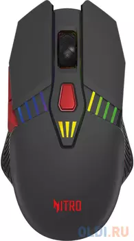 Мышь Acer Nitro OMR305 черный оптическая (3200dpi) беспроводная BT/Radio USB (6but)