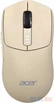 Мышь Acer OMR312 бежевый оптическая 3200dpi беспров. BT/Radio USB 5but (ZL.MCECC.037)