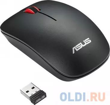 Мышь беспроводная ASUS WT300 RF черный USB 90XB0450-BMU000