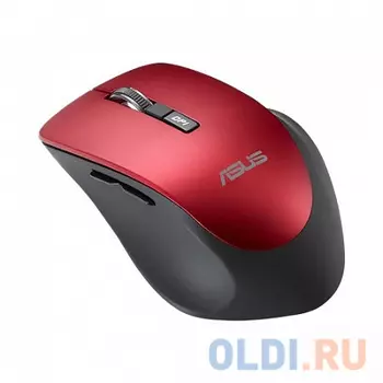 Мышь беспроводная ASUS WT425 красный USB + Bluetooth 90XB0280-BMU030