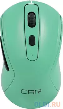 Мышь беспроводная CBR CM 522 зелёный USB + радиоканал