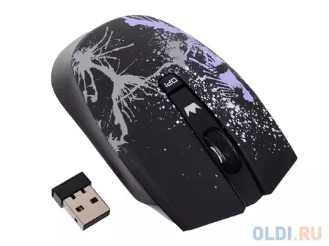 Мышь беспроводная Crown CMM-930W Black USB(Radio)