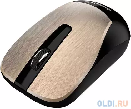 Мышь беспроводная Genius ECO-8015 золотой металлик (Gold), 2.4GHz, BlueEye 800-1600 dpi, аккумулятор NiMH new package