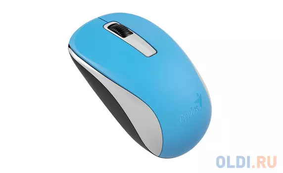 Мышь беспроводная Genius NX-7005 Blue, оптическая, 800/1200/1600 dpi, радио 2,4 Ггц, 1хАА, USB