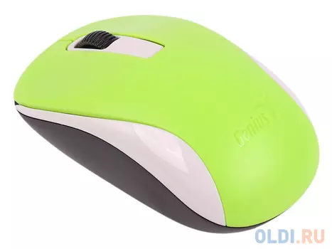 Мышь беспроводная Genius NX-7005 Green, оптическая, 800/1200/1600 dpi, радио 2,4 Ггц, 1хАА, USB