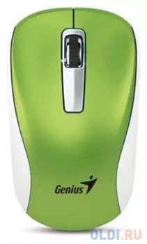 Мышь беспроводная Genius NX-7010 зелёный USB + радиоканал