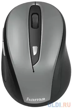 Мышь беспроводная HAMA MW-400 серый USB + радиоканал