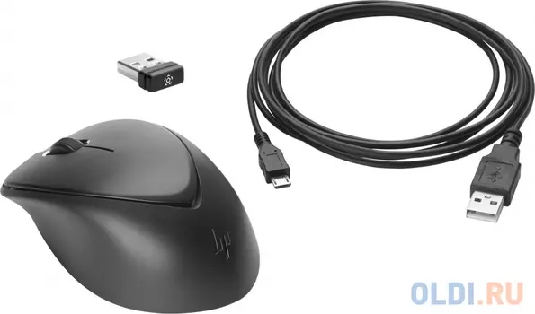 Мышь беспроводная HP Premium 1JR31AA чёрный USB