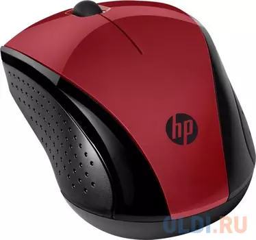 Мышь беспроводная HP Wireless 220 черно-красная USB + радиоканал 7KX10AA