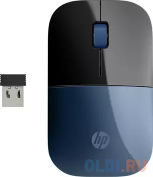 Мышь беспроводная HP Z3700 синий чёрный USB