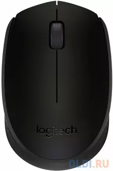 Мышь беспроводная Logitech B170 чёрный USB + радиоканал