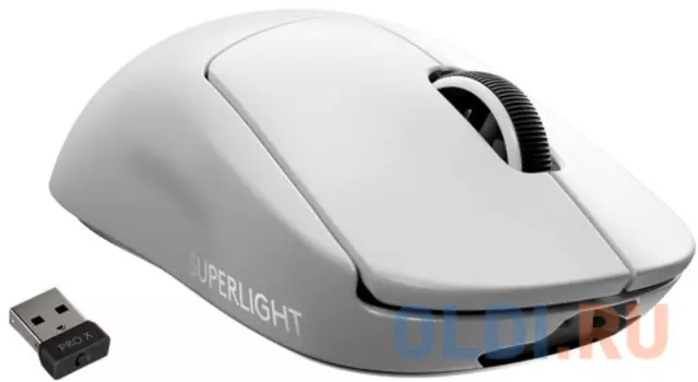 Мышь беспроводная Logitech G Pro X белый USB + радиоканал