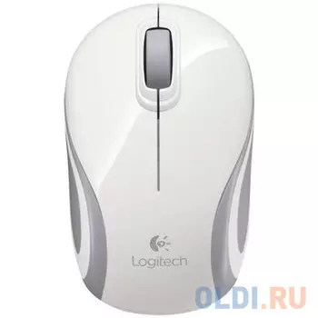 Мышь (910-002735) Logitech Wireless Mini Mouse M187, White