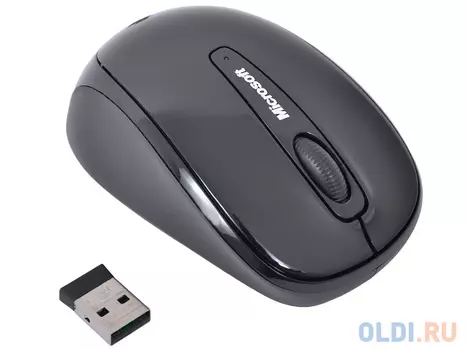 (GMF-00292) Мышь Microsoft Wireless Mobile Mouse3500 Black. USB беспроводная